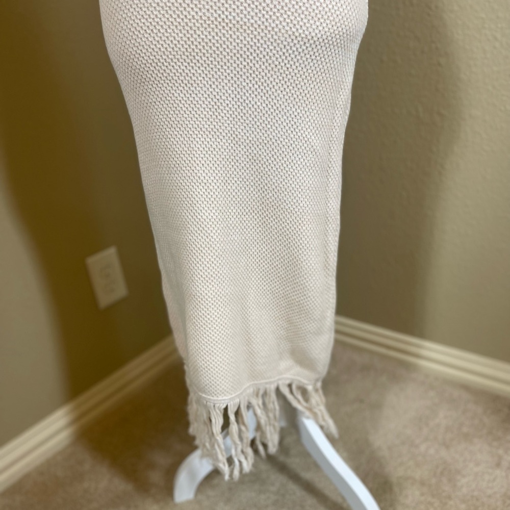Future Collective by Alani Noelle size small knit dress with fringe trim - Picture 8 of 9